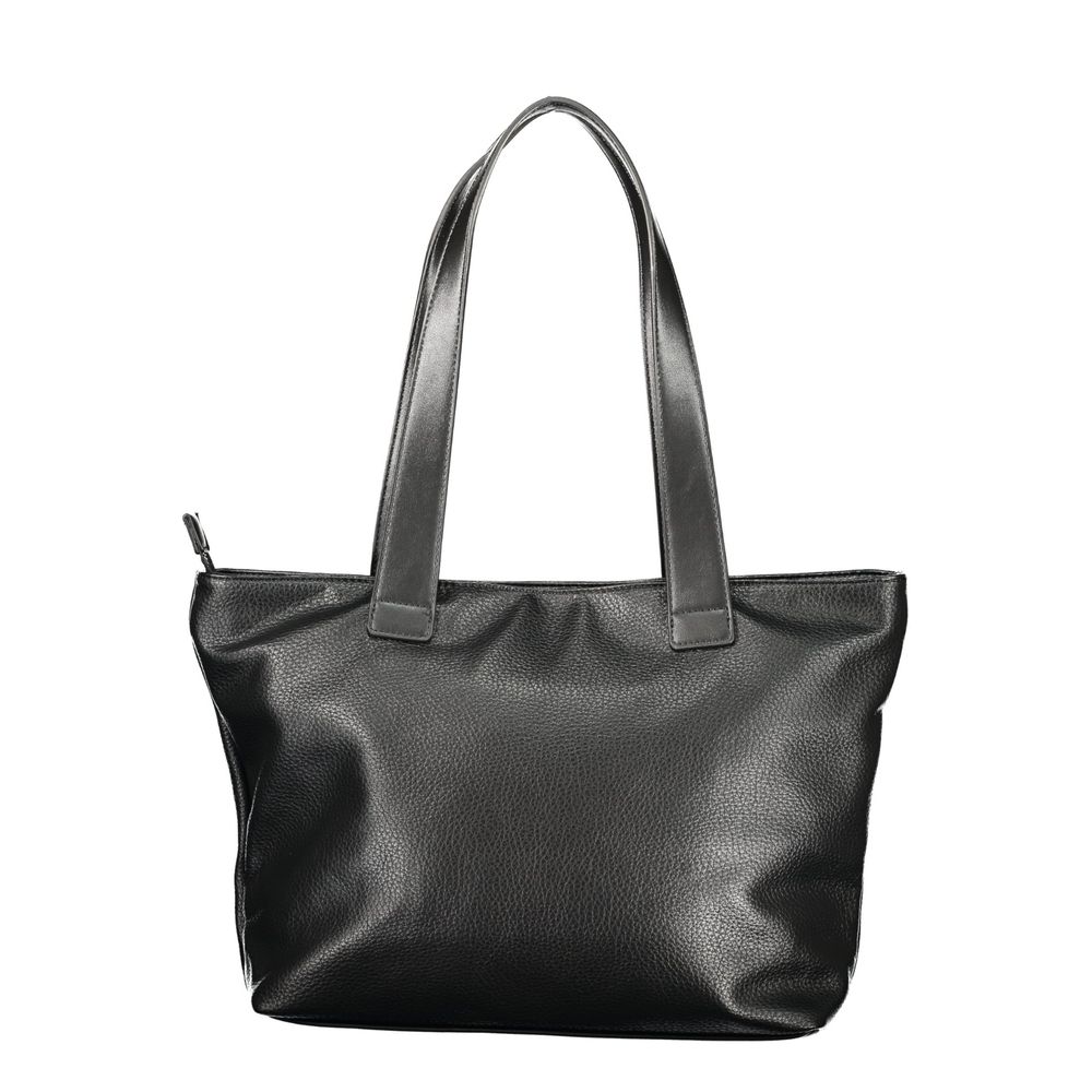 Sac pour femme en polyuréthane noir Mario Valentino pour un accessoire sophistiqué