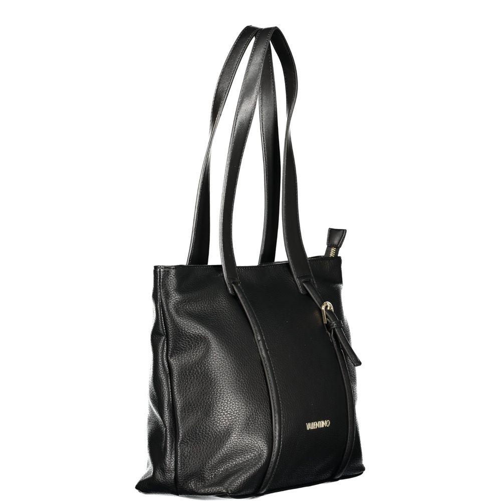 Sac pour femme en polyuréthane noir Mario Valentino pour un accessoire sophistiqué