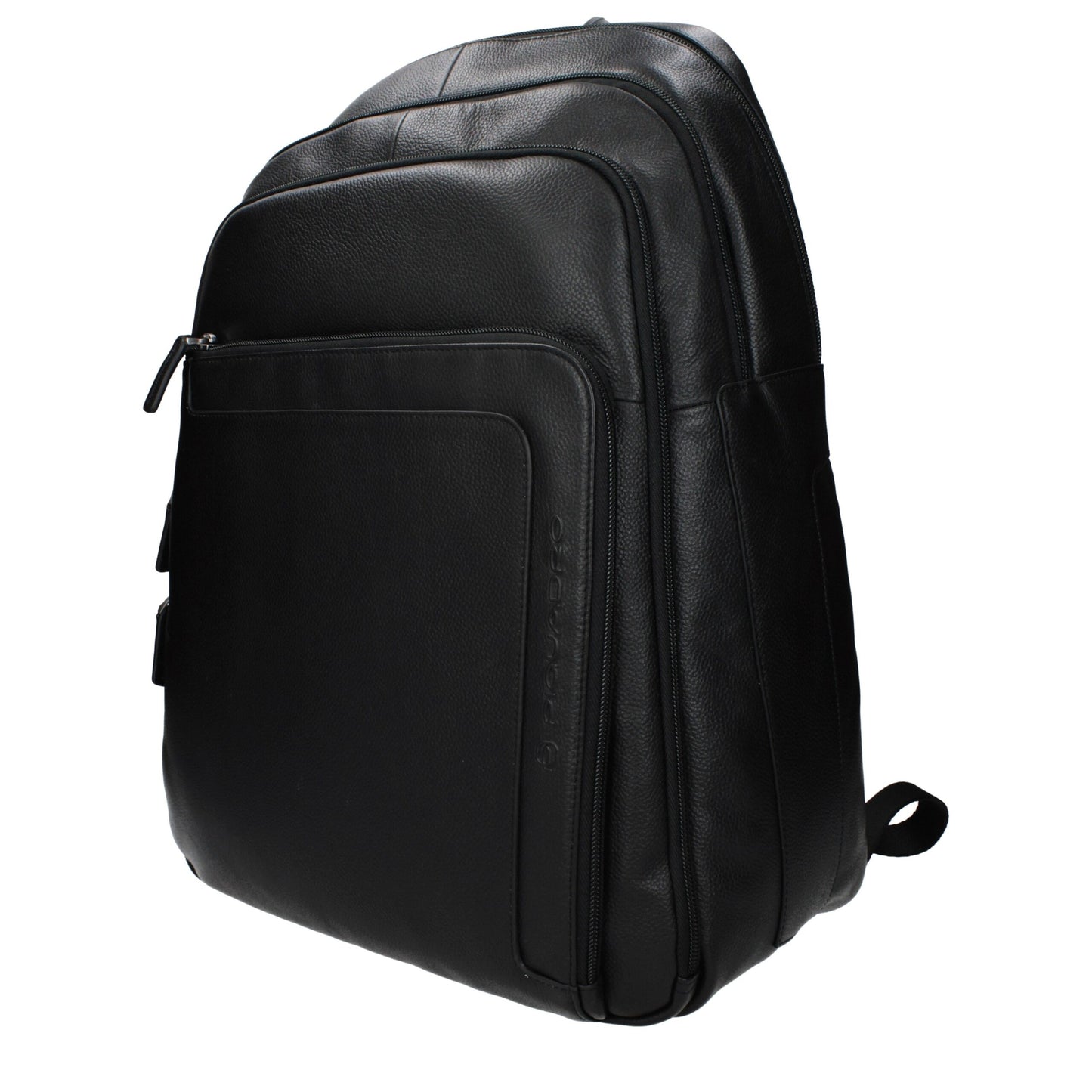 Sac à dos en cuir noir Piquadro