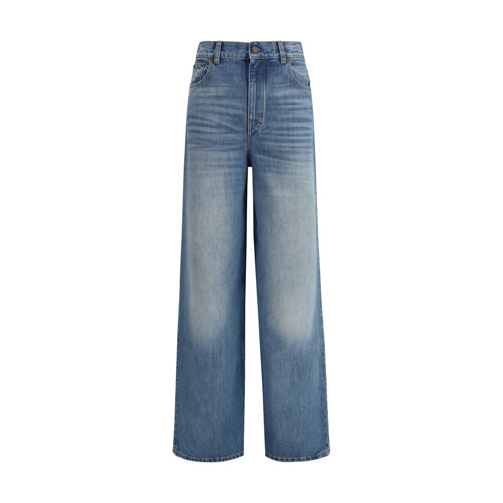 Jean en denim de coton bleu Chloé