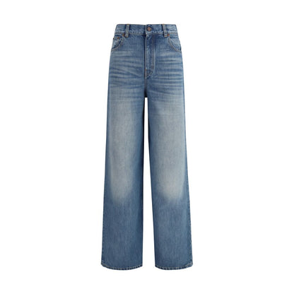 Jean en denim de coton bleu Chloé