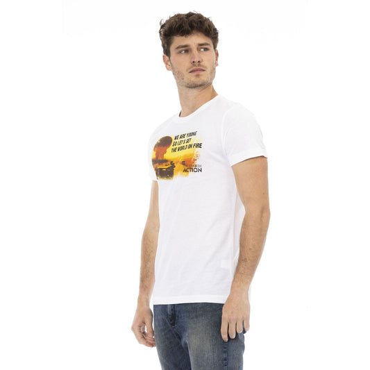 Trussardi Action Men's T-Shirt 90% Cotton