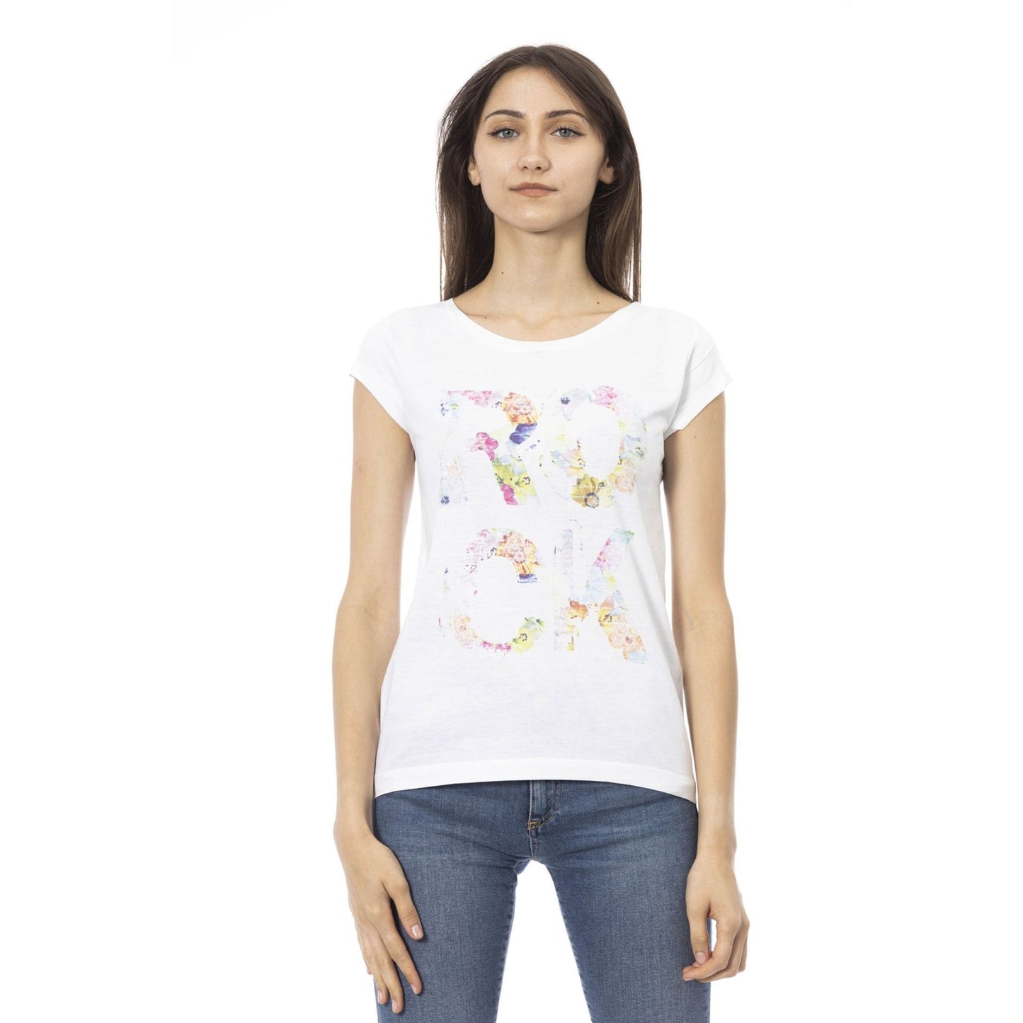 Women's Trussardi Action T-shirt 90% cotton