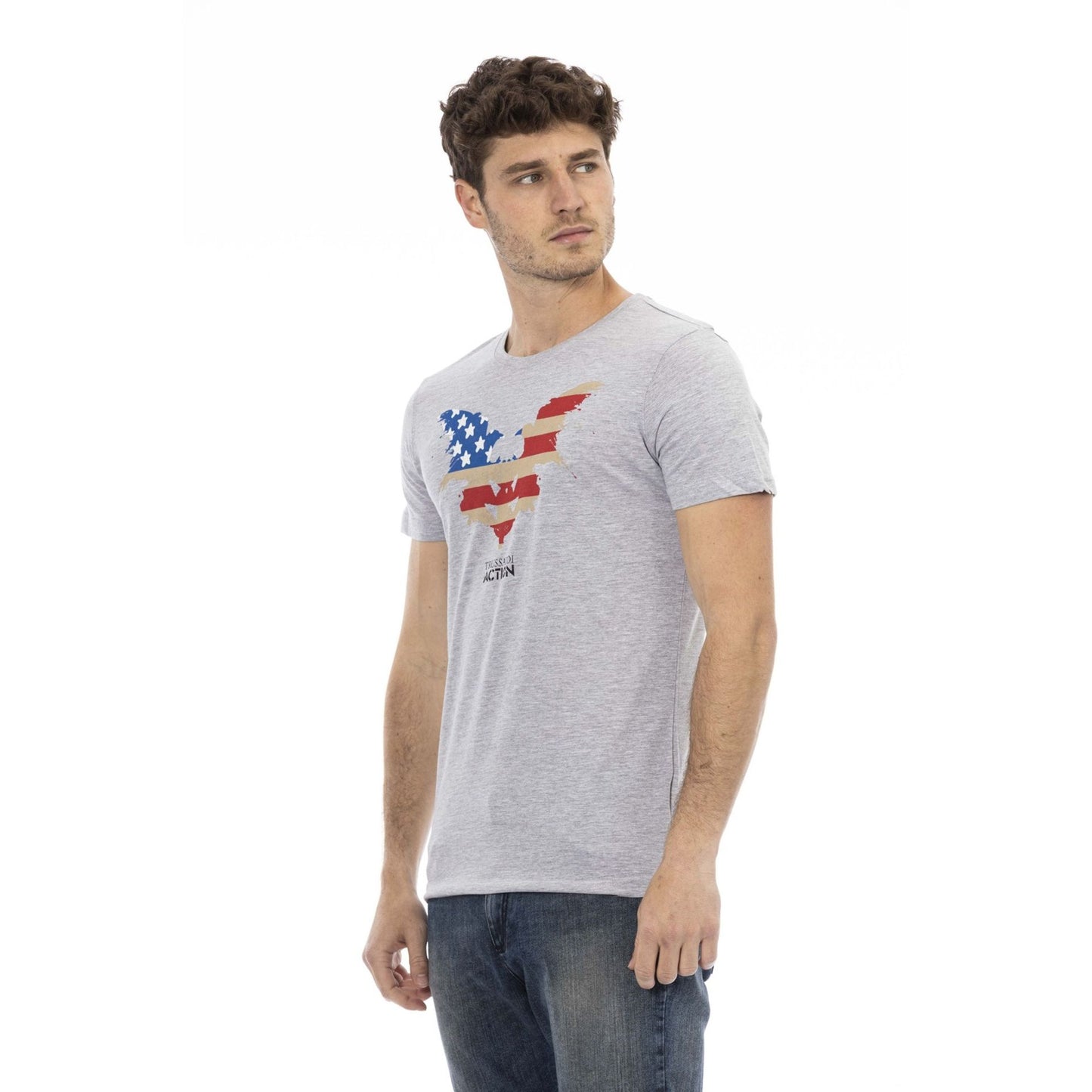Trussardi Action men's T-shirt 90% cotton