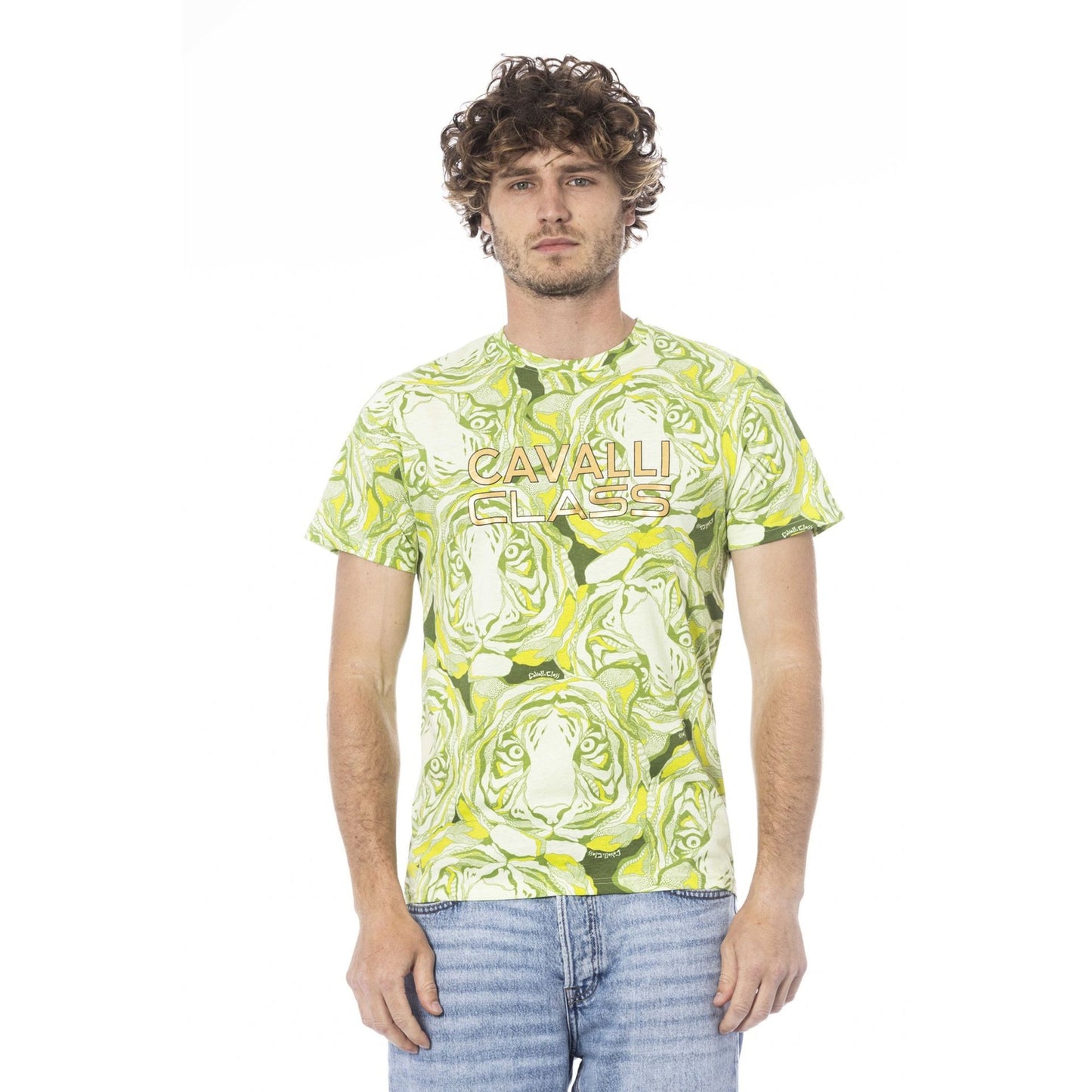 Men's Cavalli Class 100% cotton T-shirt
