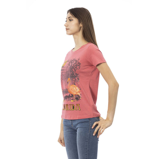 Women's Trussardi Action T-Shirt 90% Cotton