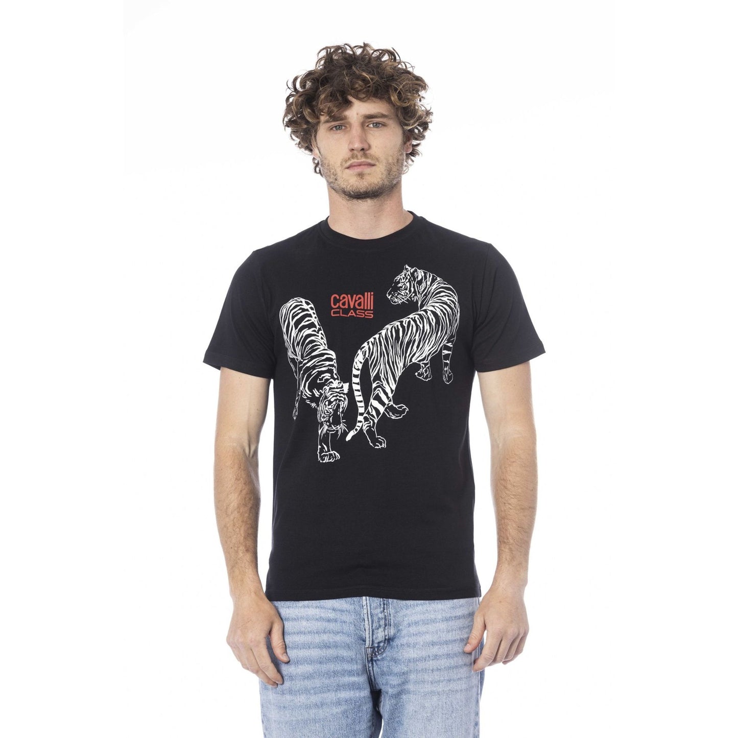 Men's Cavalli Class 100% cotton T-shirt