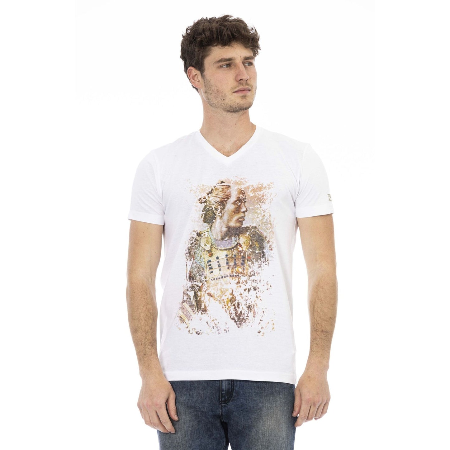 Trussardi Action Men's T-Shirt 90% Cotton
