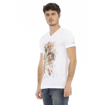 Trussardi Action Men's T-Shirt 90% Cotton
