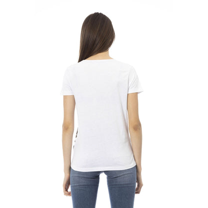 Camiseta de mujer Trussardi Action 90% algodón