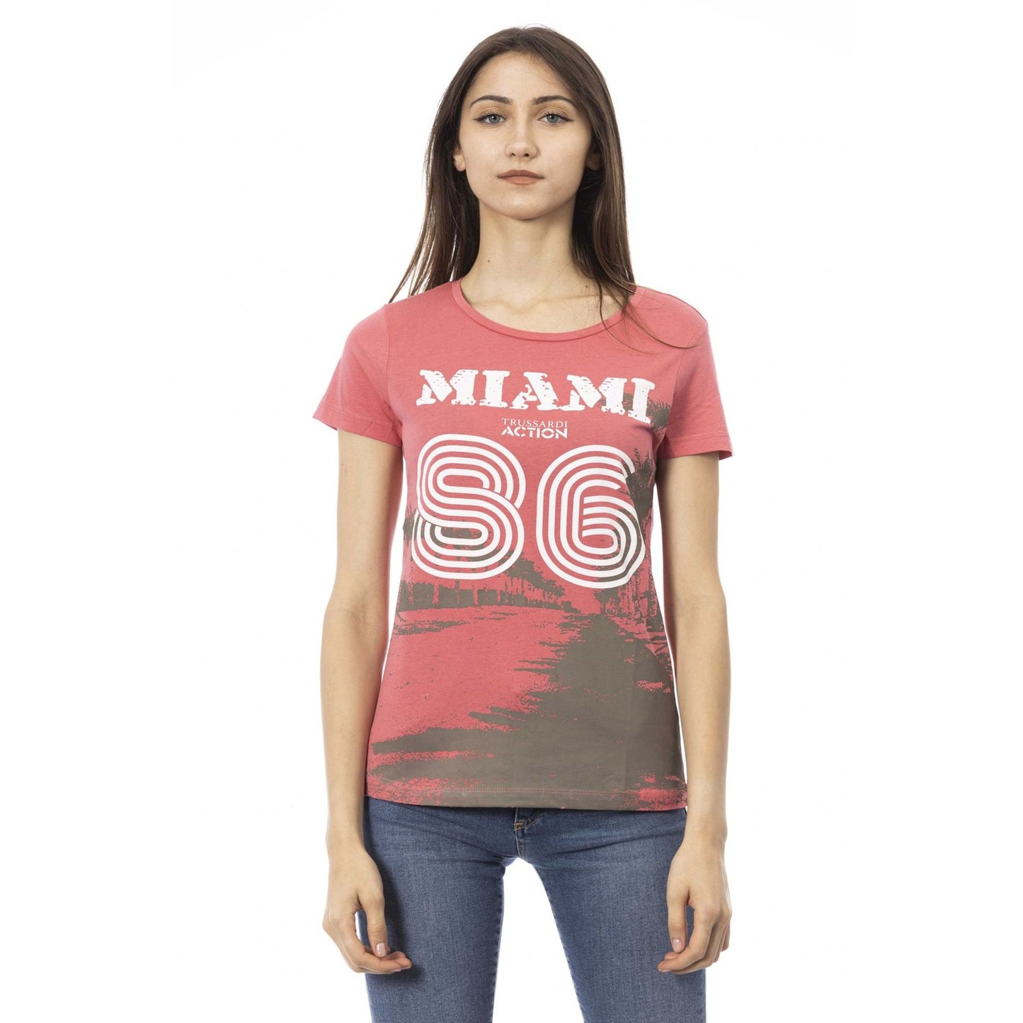 Camiseta Trussardi Action para mujer 90% algodón